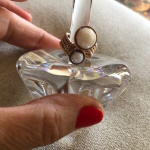 Italian ring with stones